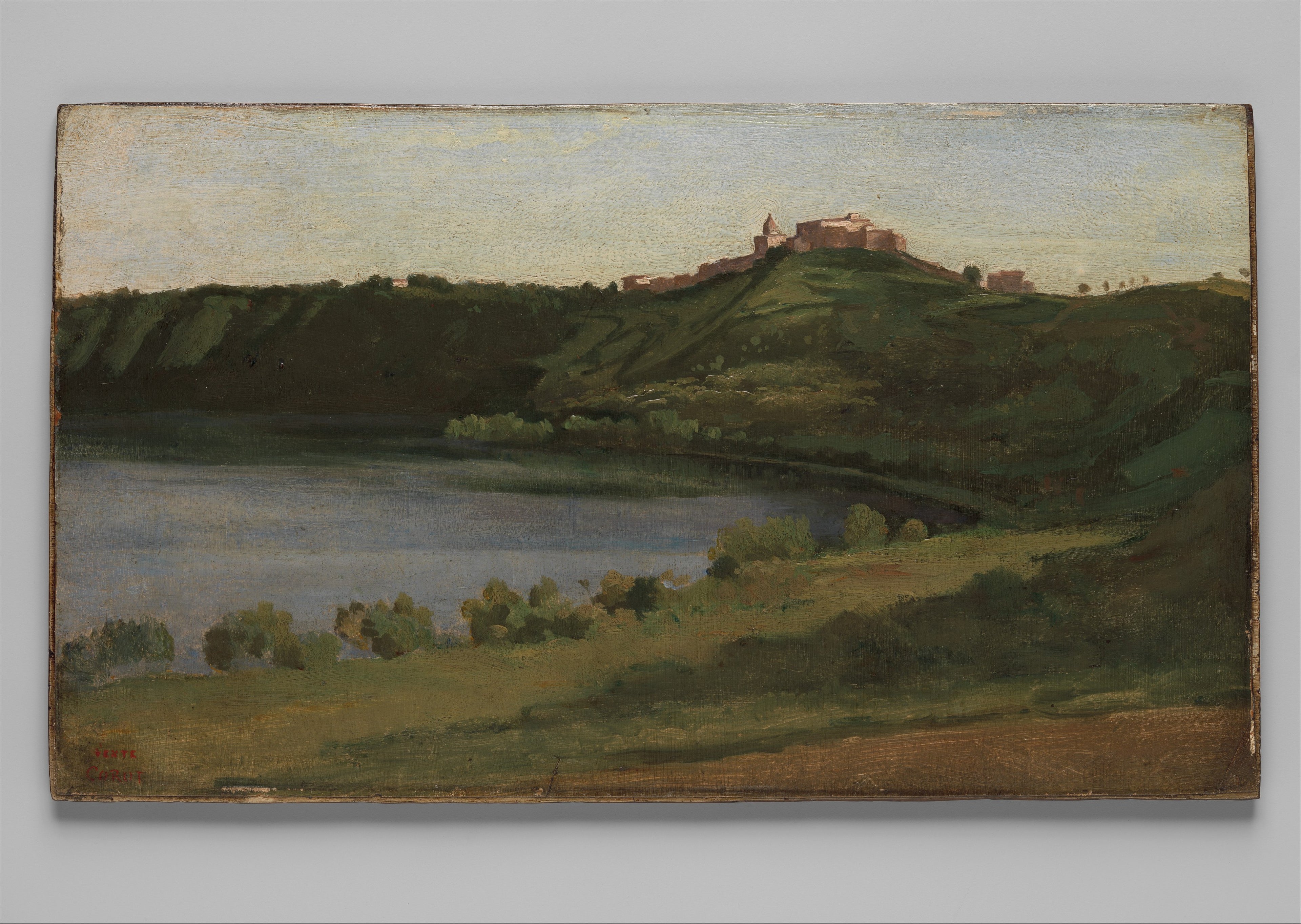 Lac Albano et Castel Gandolfo - Jean-Baptiste Camille Corot