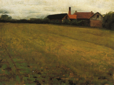 Paesaggio con edificio agricolo, Concarneau, Francia - Cecilia Beaux