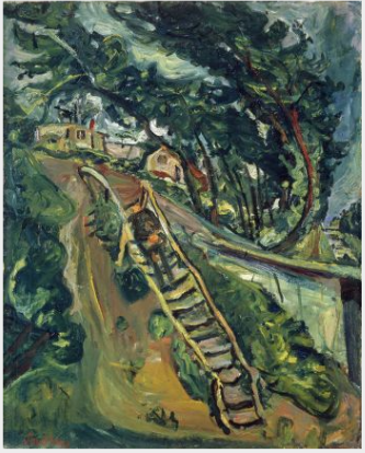 Paesaggio con scalinata - Chaim Soutine