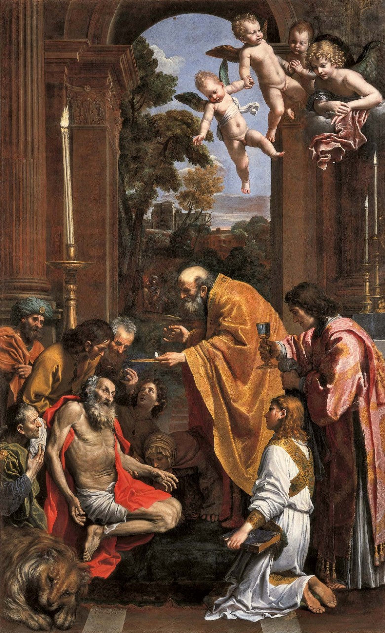Comunione di san Gerolamo - Domenichino