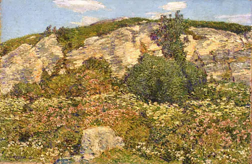Laurier nelle cornici - Childe Hassam