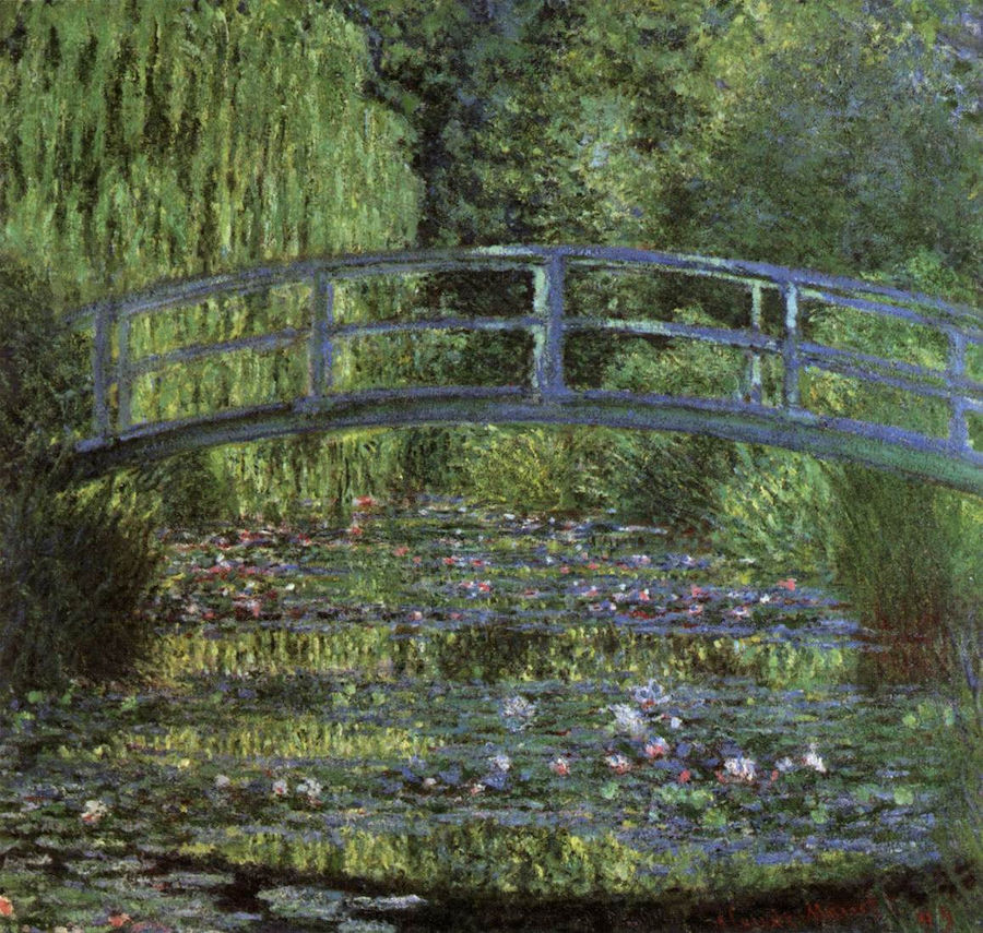 Il Bacino delle ninfee, armonia verde - Claude Monet