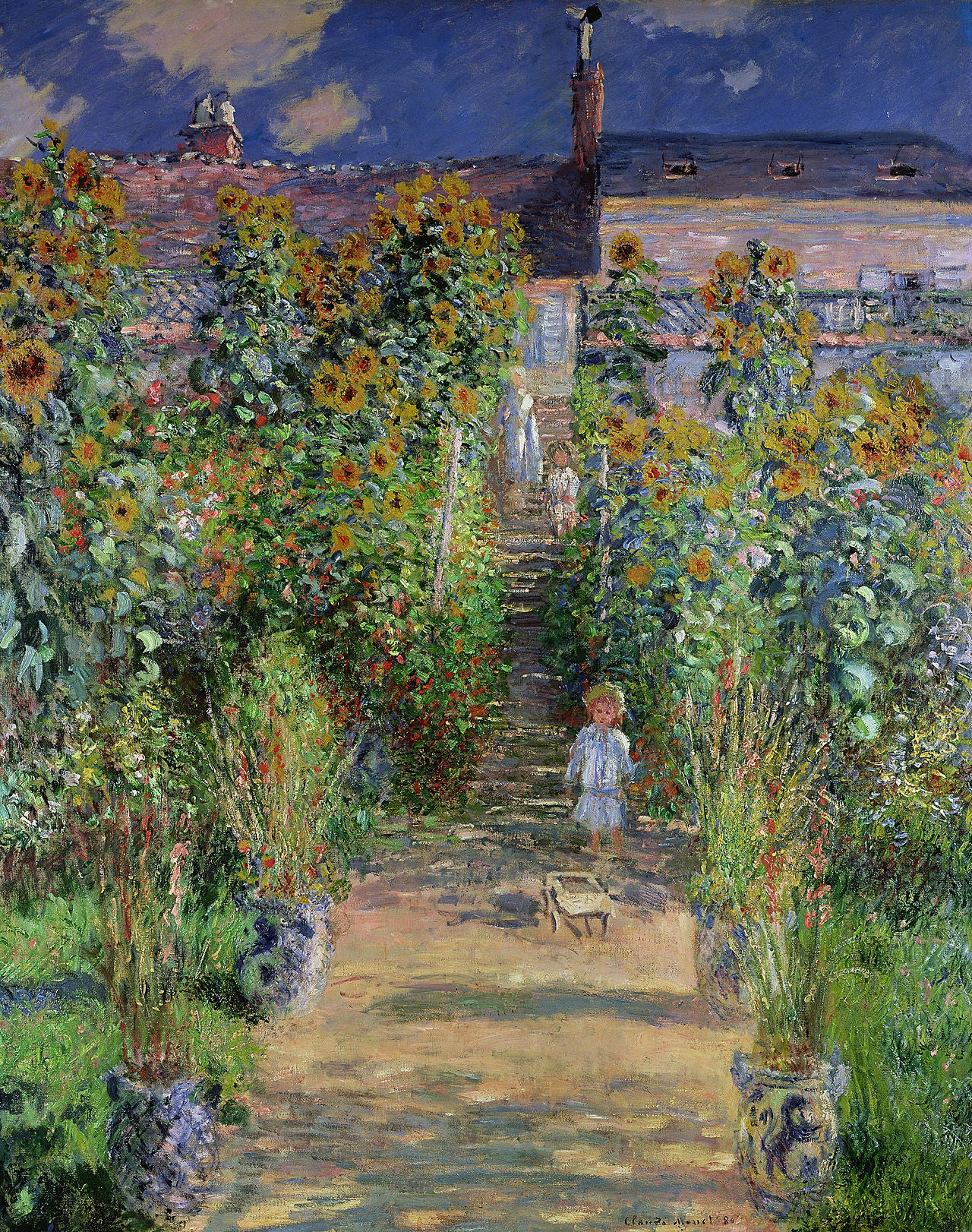 🌻 Il Giardino di Monet a Vétheuil – Claude Monet (1881)