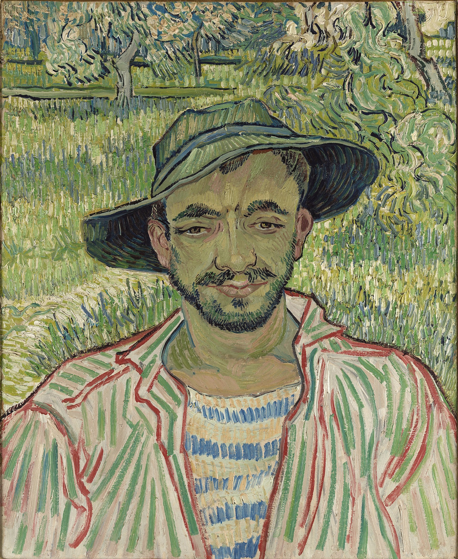 Reproduction du tableau « Le Jardinier - Vincent van Gogh » par Alpha Reproduction en peinture à l’huile