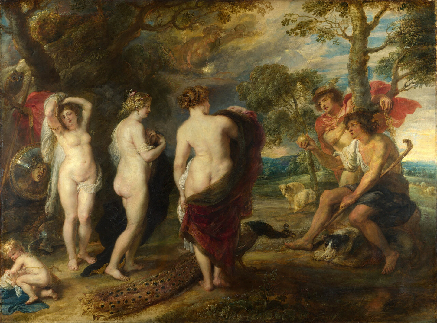 Il Giudizio di Paride – Peter Paul Rubens (circa 1636)