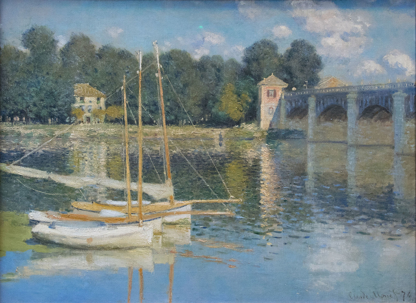 🎨 Il Ponte di Argenteuil – Claude Monet, 1874