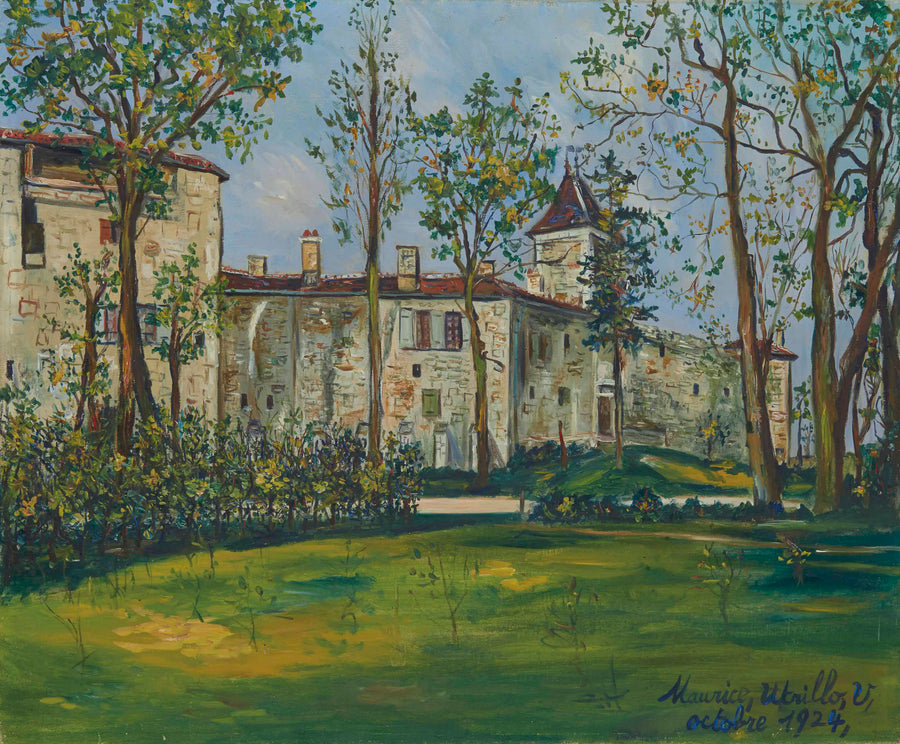 Le Château de Saint-Bernard (1924) - Maurice Utrillo