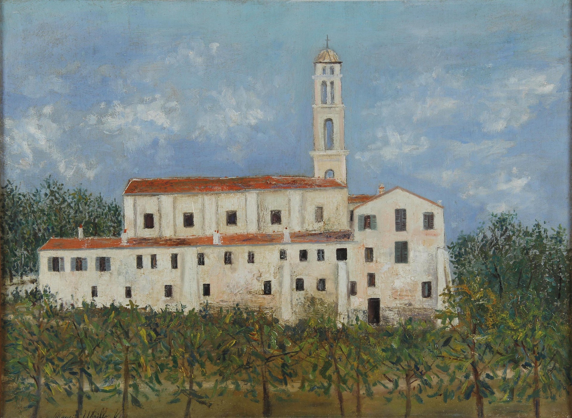 Le Couvent de Piedicroce en Corse - Maurice Utrillo