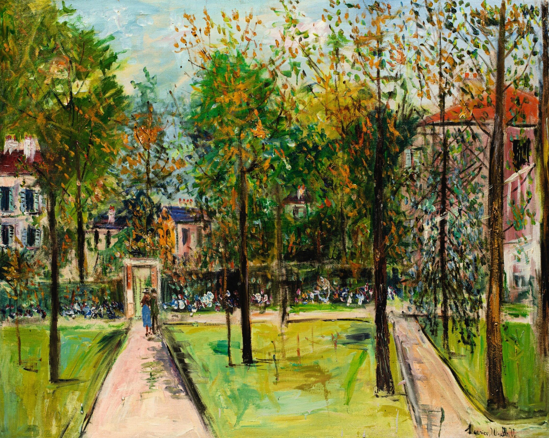 Le Parc de M. et Mme Utrillo au Vésinet - Maurice Utrillo