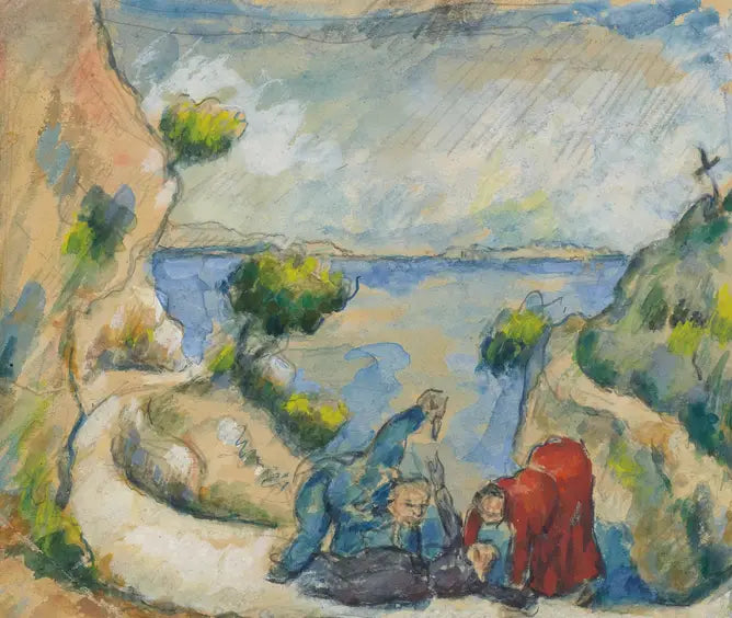L'omicidio nella gola - Paul Cézanne