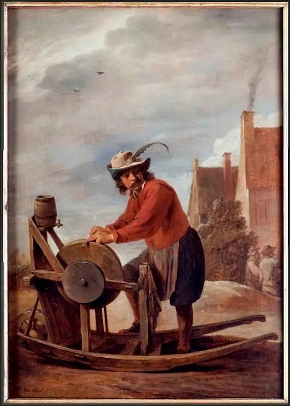 Le Rémouleur - David Teniers le Jeune - Alpha Reproduction