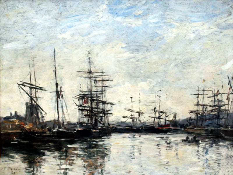 Il porto di Deauville - Eugène Boudin