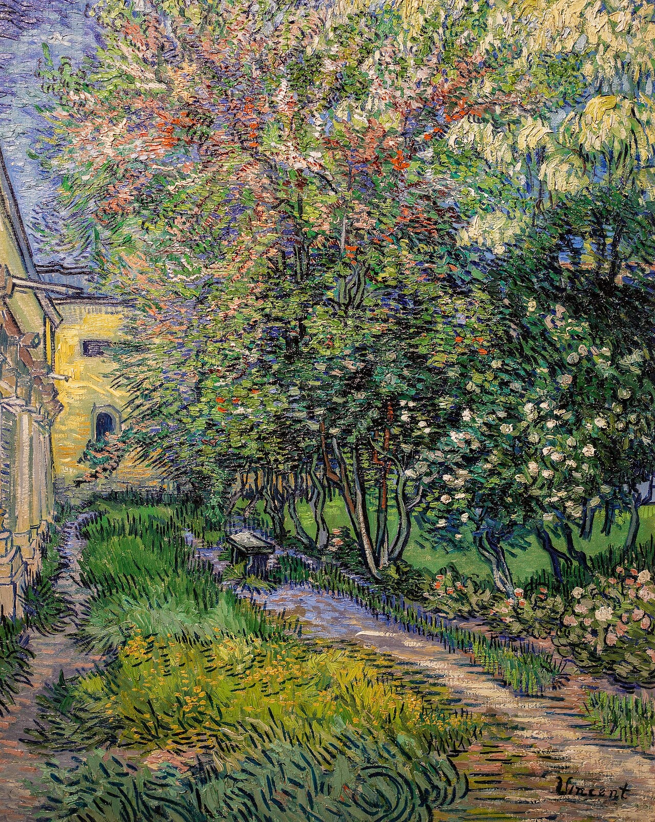 Il giardino dell'ospedale psichiatrico di Saint-Rémy - Vincent van Gogh
