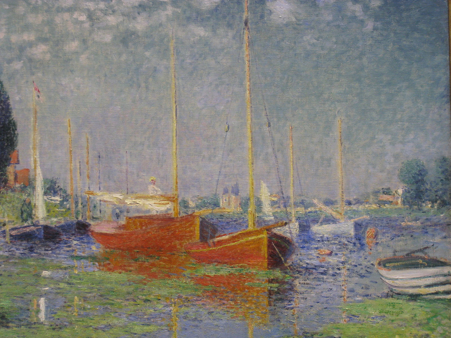 🎨 Le Barche Rosse ad Argenteuil – Claude Monet, circa 1875