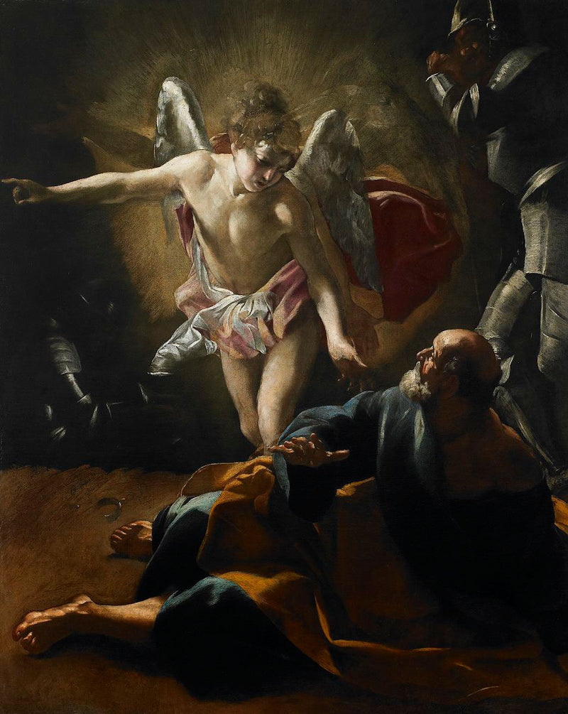 La Liberazione di San Pietro - Giovanni Lanfranco