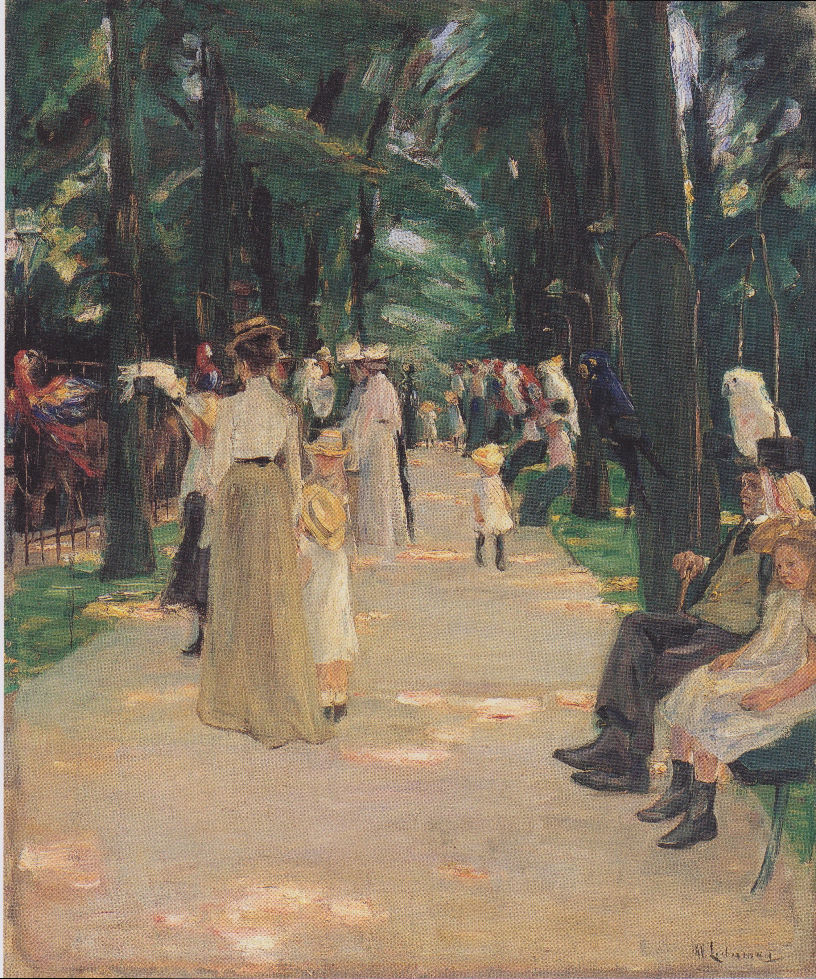 Il viale dei pappagalli - Max Liebermann