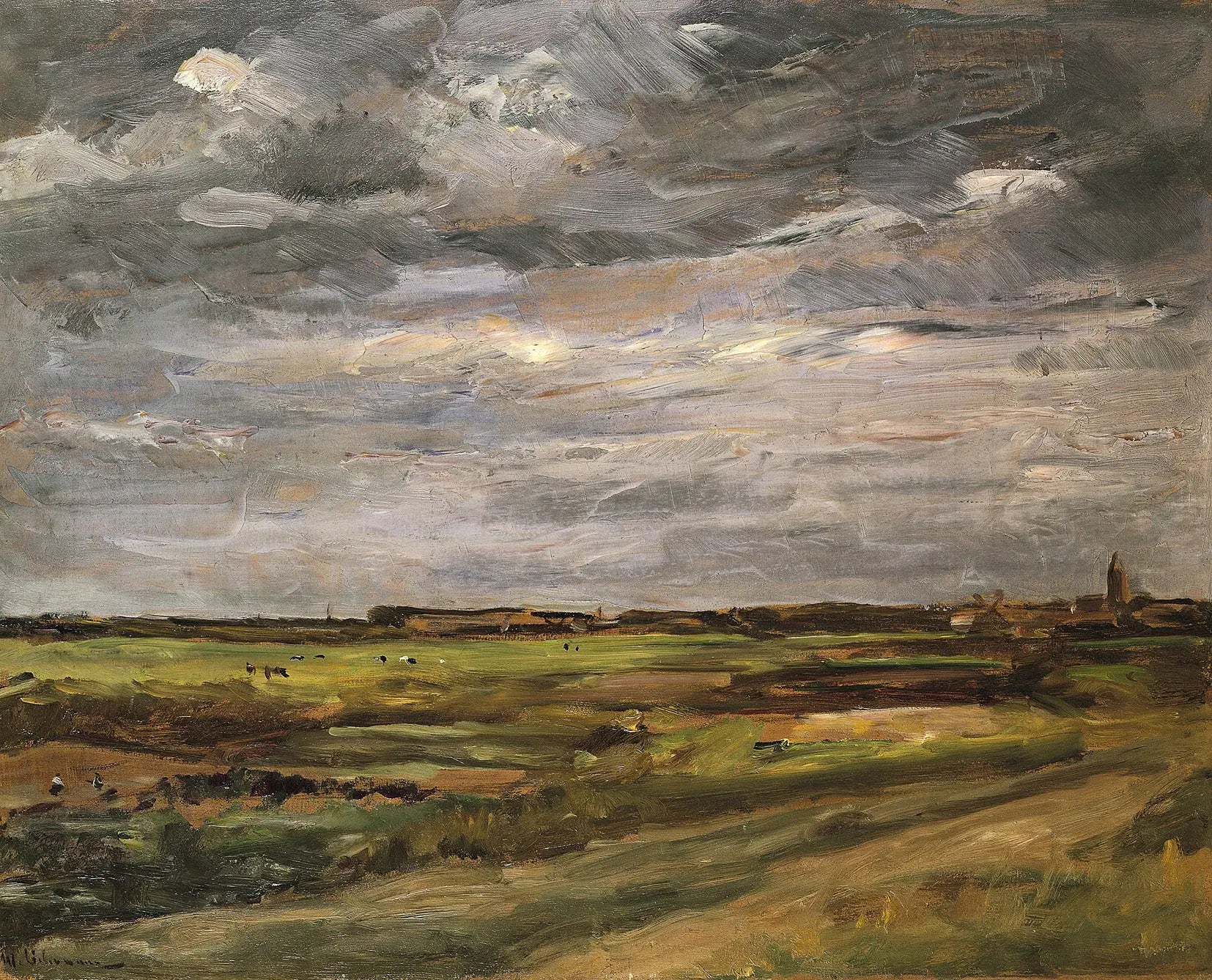 Paysage de Noordwijk - Max Liebermann - Alpha Reproduction