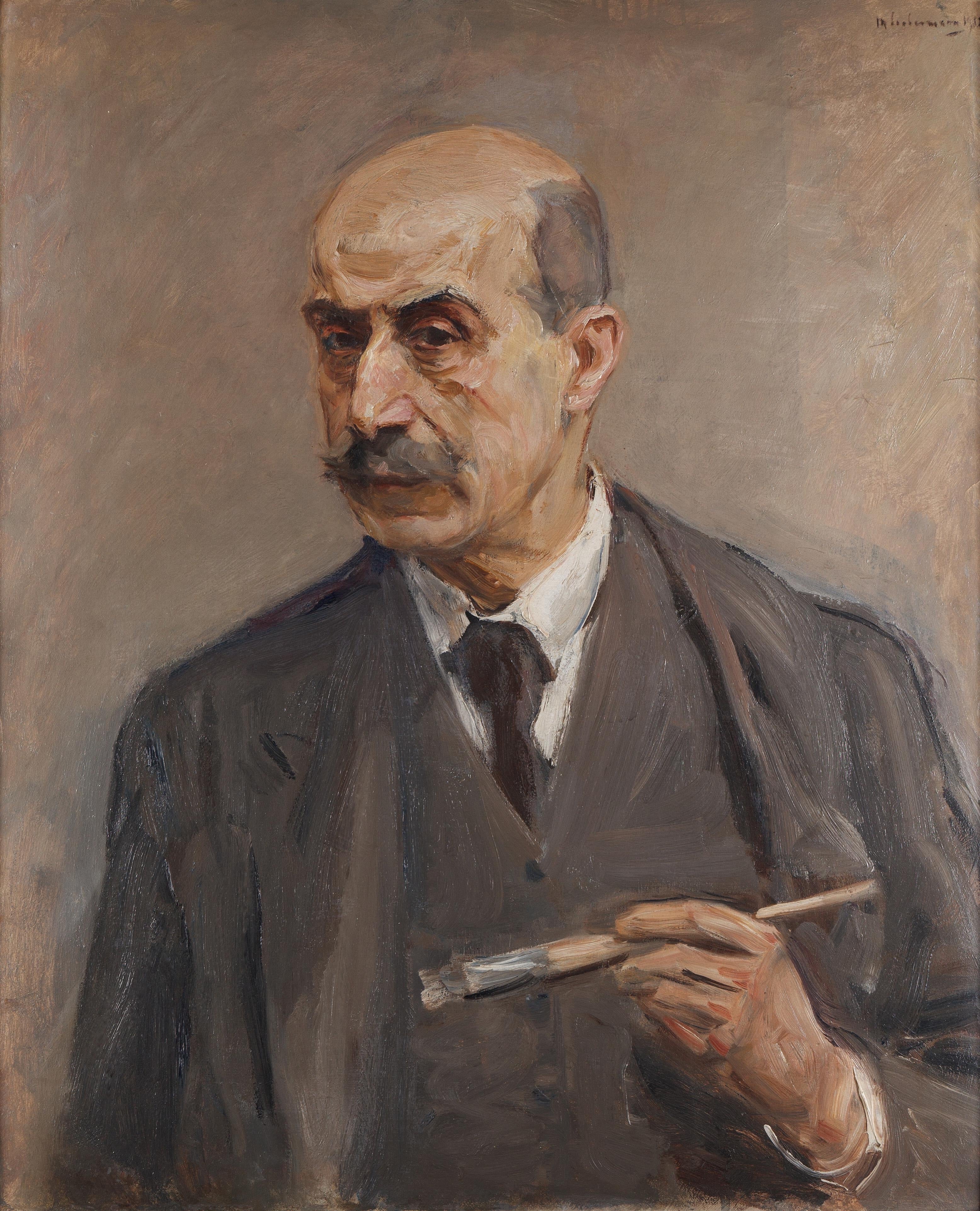 Autoritratto con pennello - Max Liebermann