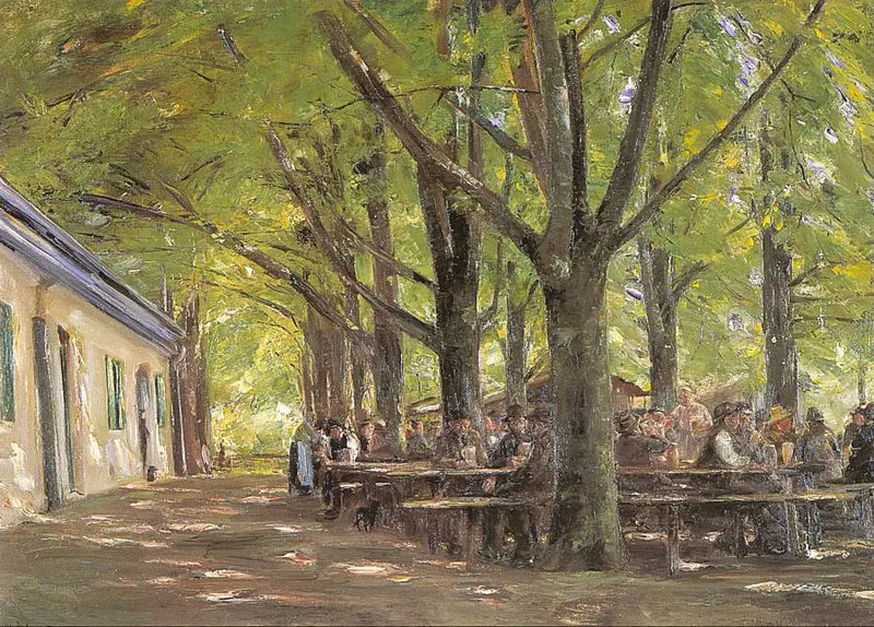 birreria di campagna a Brannenbourg - Max Liebermann