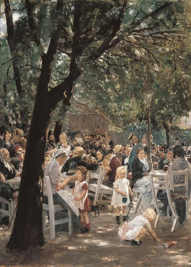 Biergarten a Monaco - Max Liebermann