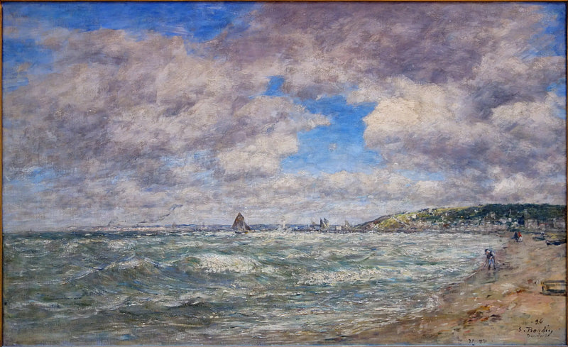 La Riva di Deauville - Eugène Boudin