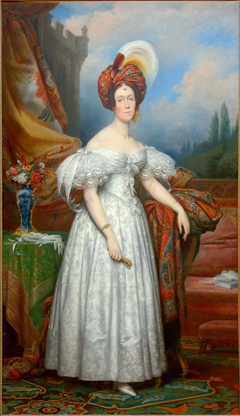 La marchesa Charles de Bethisy, née Adèle-Mathilde-Emmanuelle de Guernonval d'Esquelbecq - Charles de Steuben