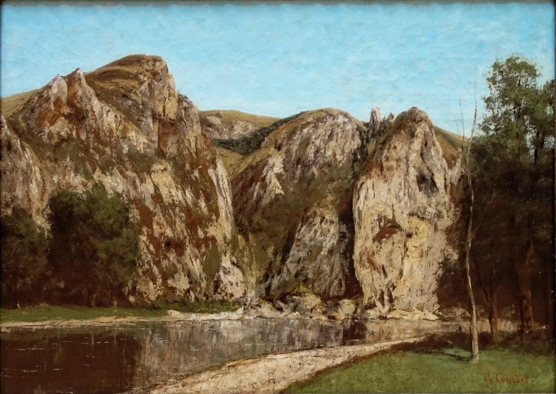 La Meuse à Freyr - Gustave Courbet - Alpha Reproduction
