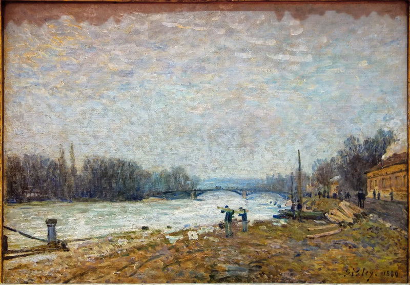 Dopo la disfatta, la Senna al ponte di Suresnes - Alfred Sisley