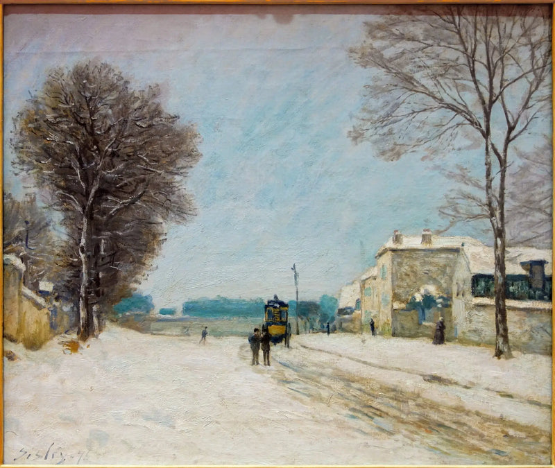 In inverno, effetto neve - Alfred Sisley