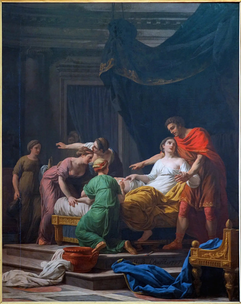La Dedizione di Porzia, moglie di Giunio Bruto - Nicolas-Bernard Lépicié
