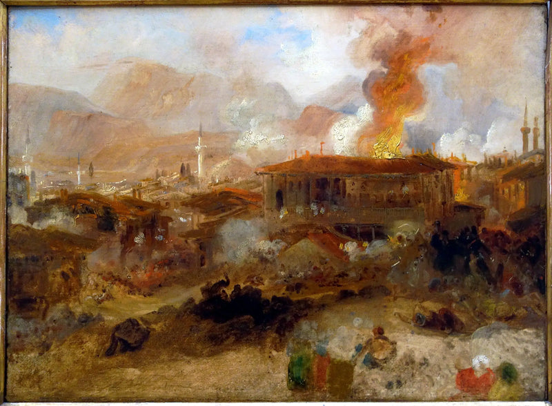 Incendio a Costantinopoli - J. M. W. Turner