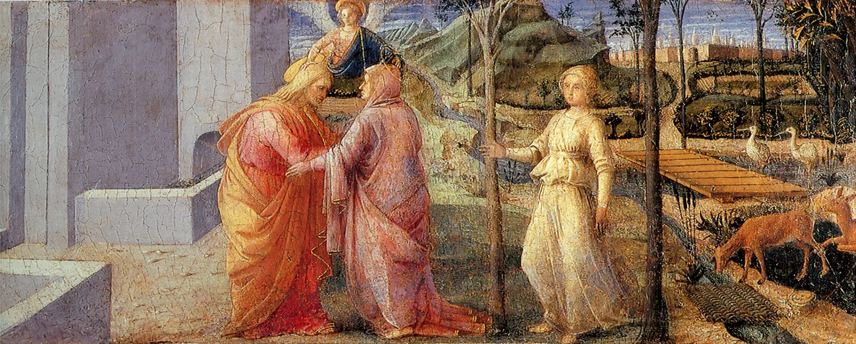 La Rencontre d’Anne et Joachim à la Porte Dorée - Fra Filippo Lippi - Alpha Reproduction