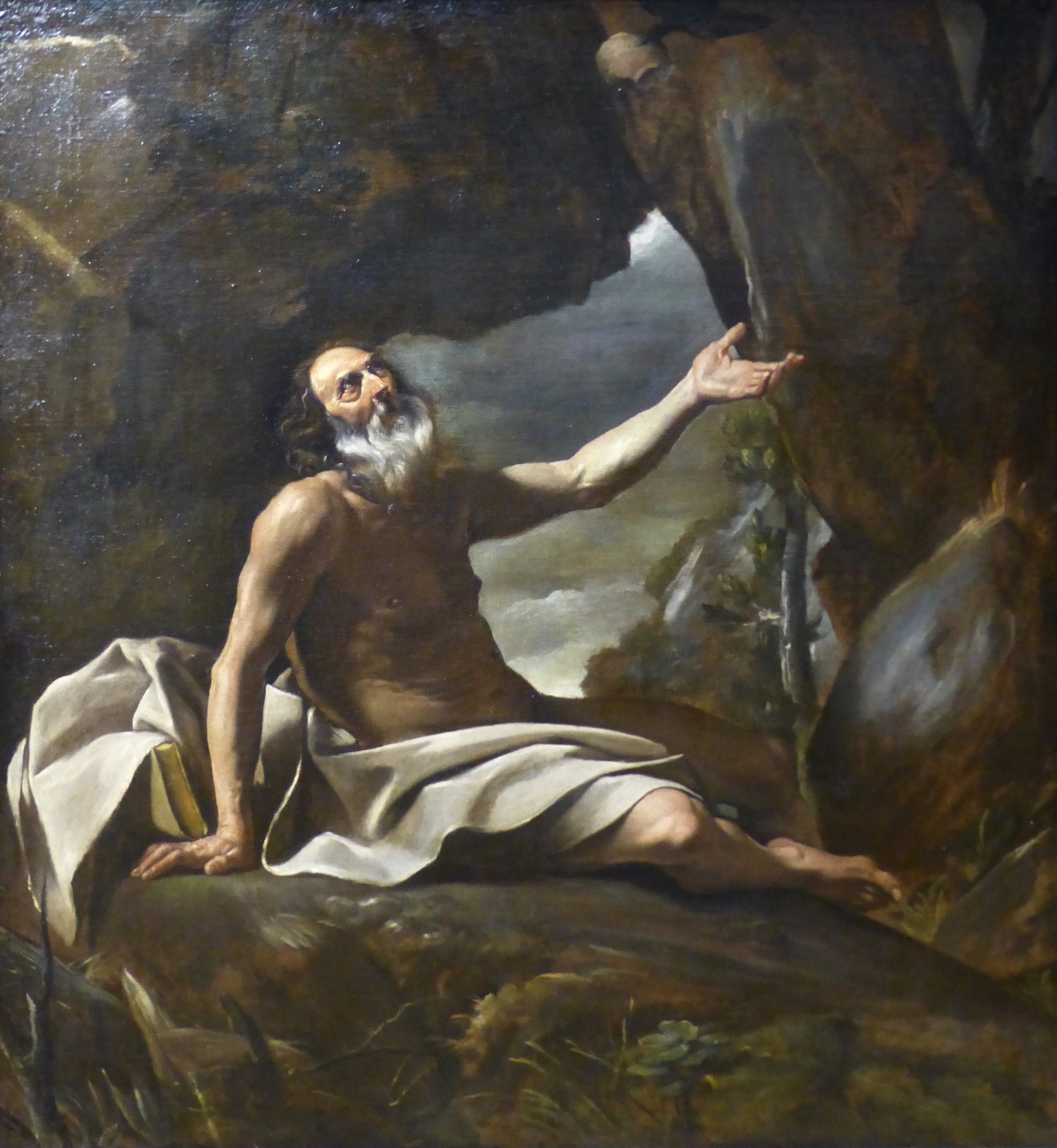 Élie nourri par le corbeau - Giovanni Lanfranco - Alpha Reproduction