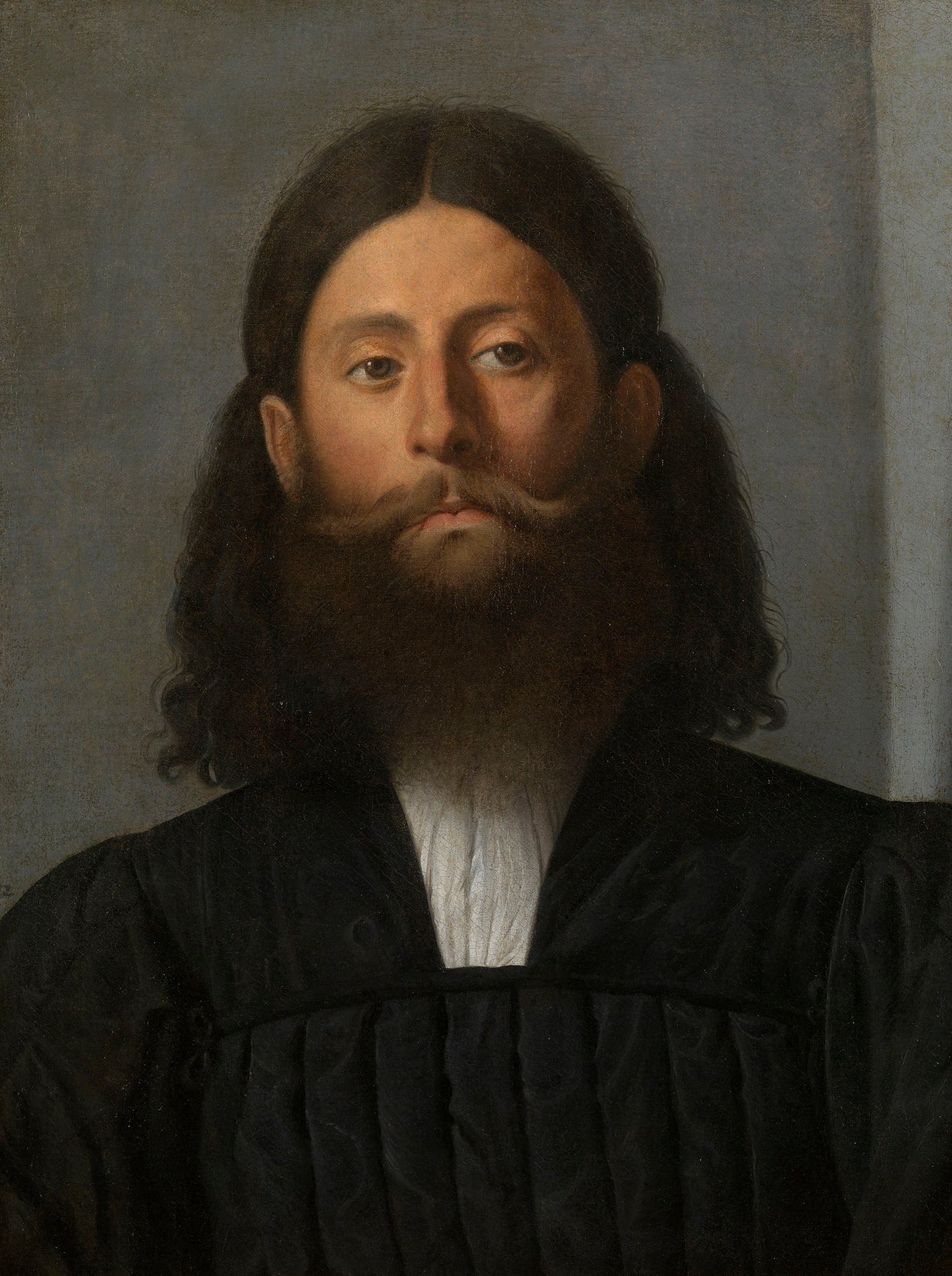 Portrait d’un homme barbu - Lorenzo Lotto - Alpha Reproduction