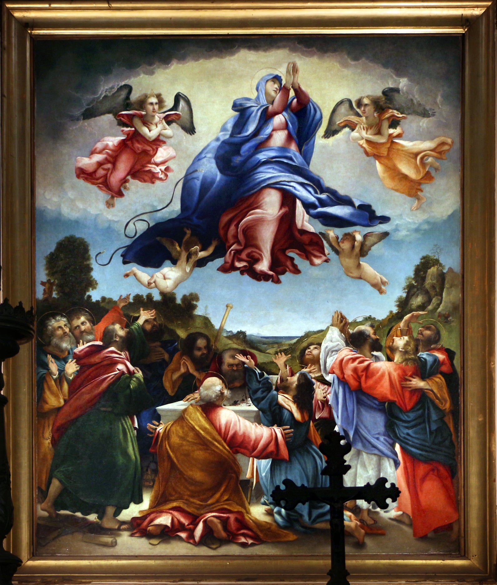 Assunzione della Vergine (Lotto Celana) - Lorenzo Lotto - Alpha Reproduction