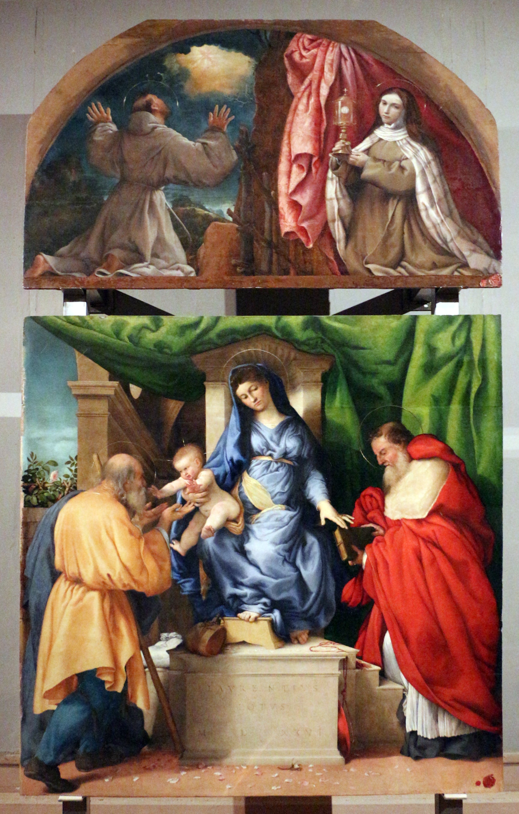 Retable de San Francesco al Monte - Lorenzo Lotto - Alpha Reproduction
