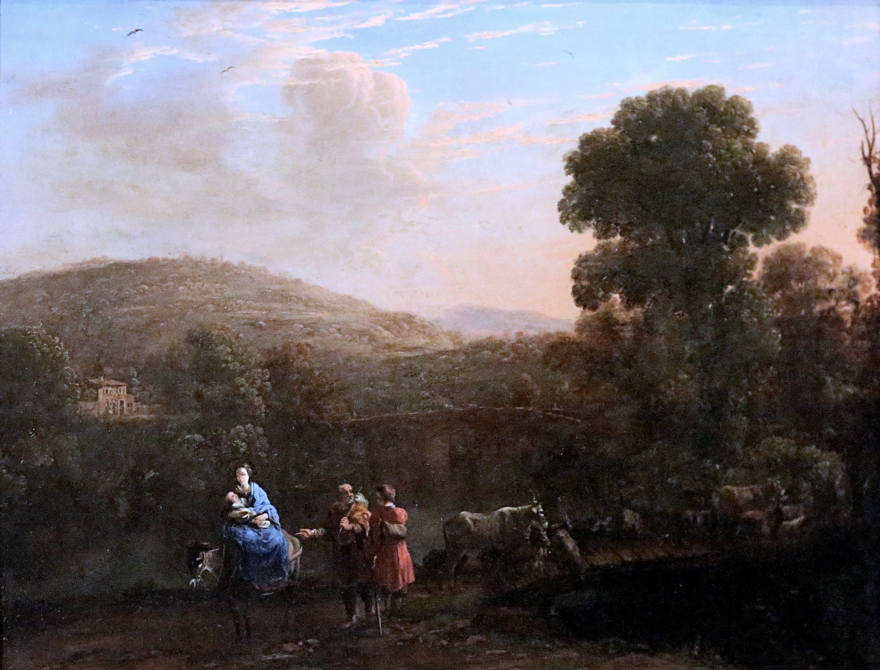 Paysage avec la fuite en Égypte - Claude Lorrain