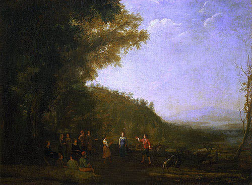 Paysage avec danse de paysans - Claude Lorrain