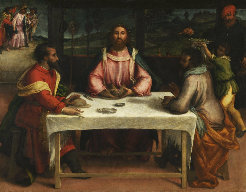 La Cena di Emmaus - Lorenzo Lotto