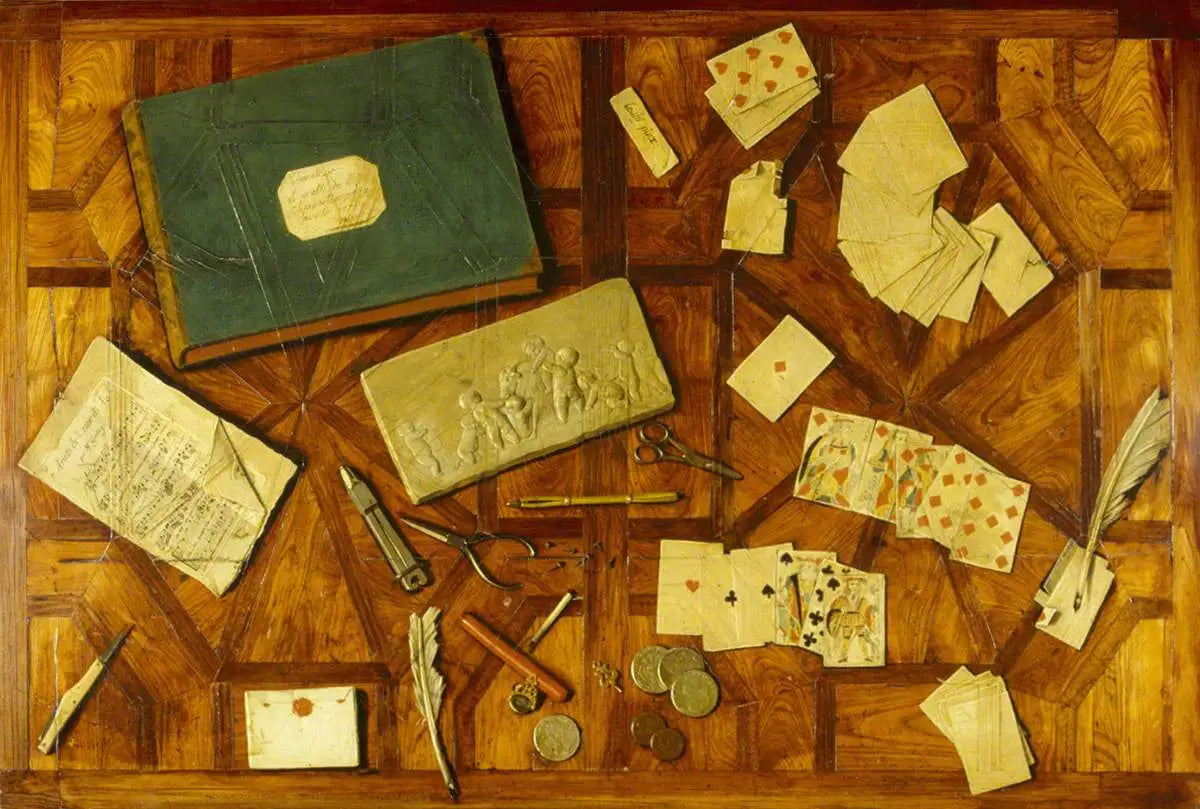 Tabletop en trompe-l’œil - Louis-Léopold Boilly - Alpha Reproduction