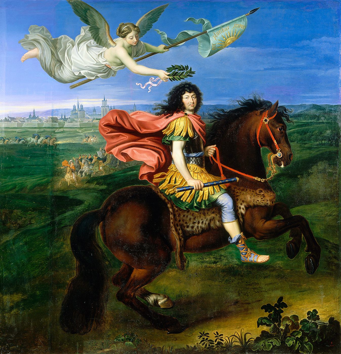 Louis XIV all'assedio di Namur (1692) – Pierre Mignard
