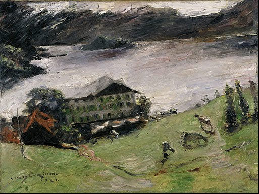 Paesaggio del Walchensee - Lovis Corinth
