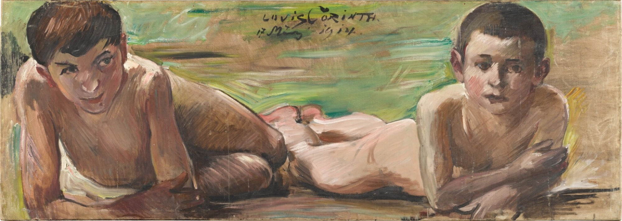 Due ragazzi a riposo - Lovis Corinth