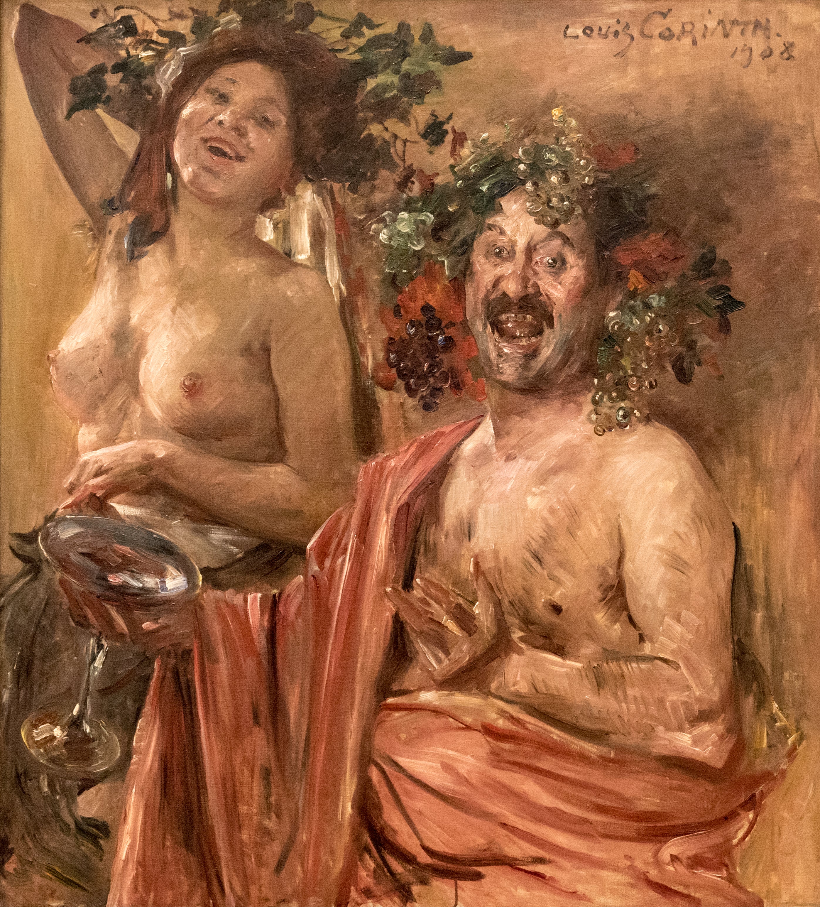 Un couple bacchanal - Lovis Corinth