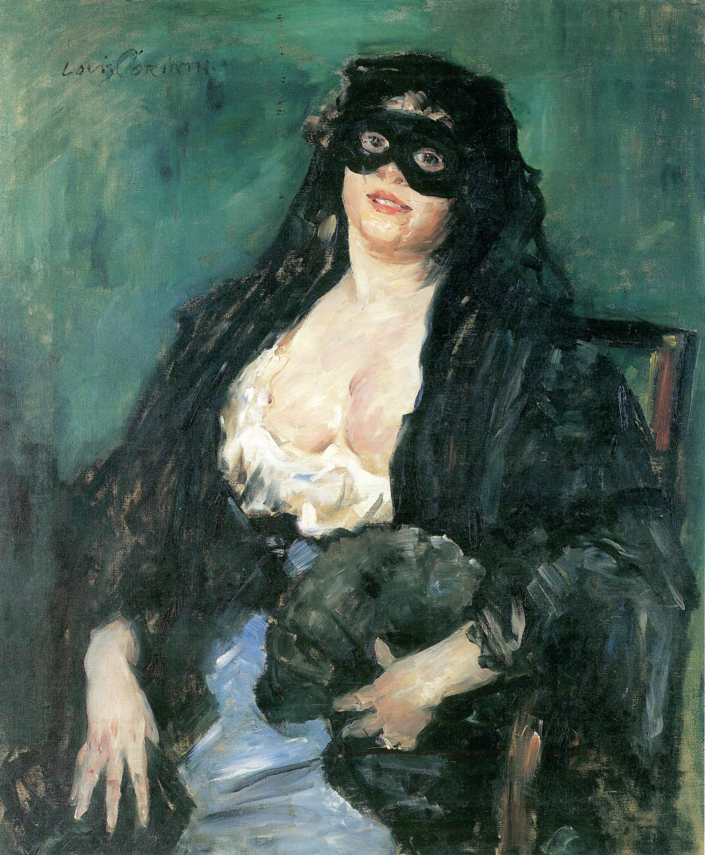 Le Masque Noir - Lovis Corinth