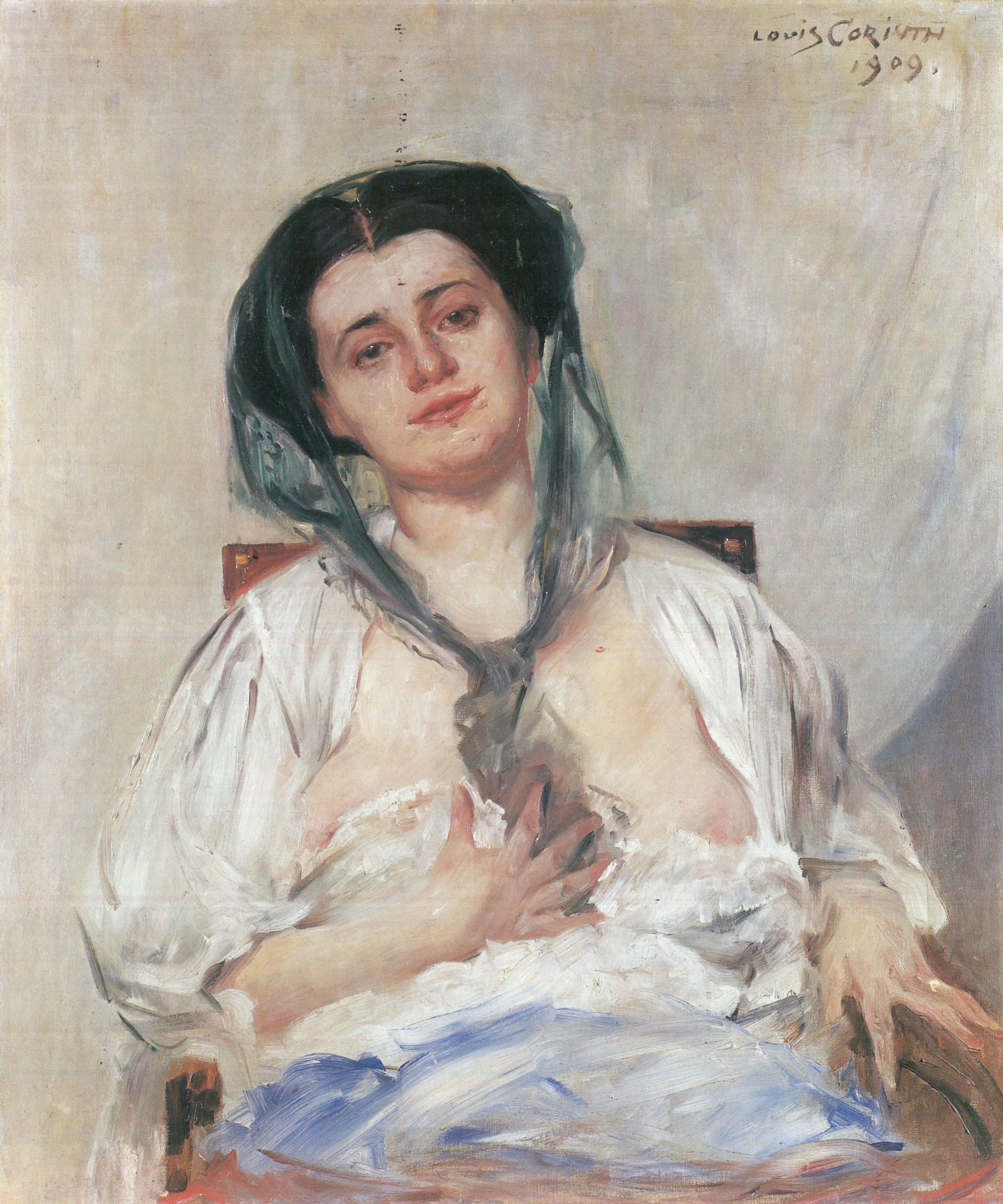Donna Gravida (La femme de l'artiste) - Lovis Corinth