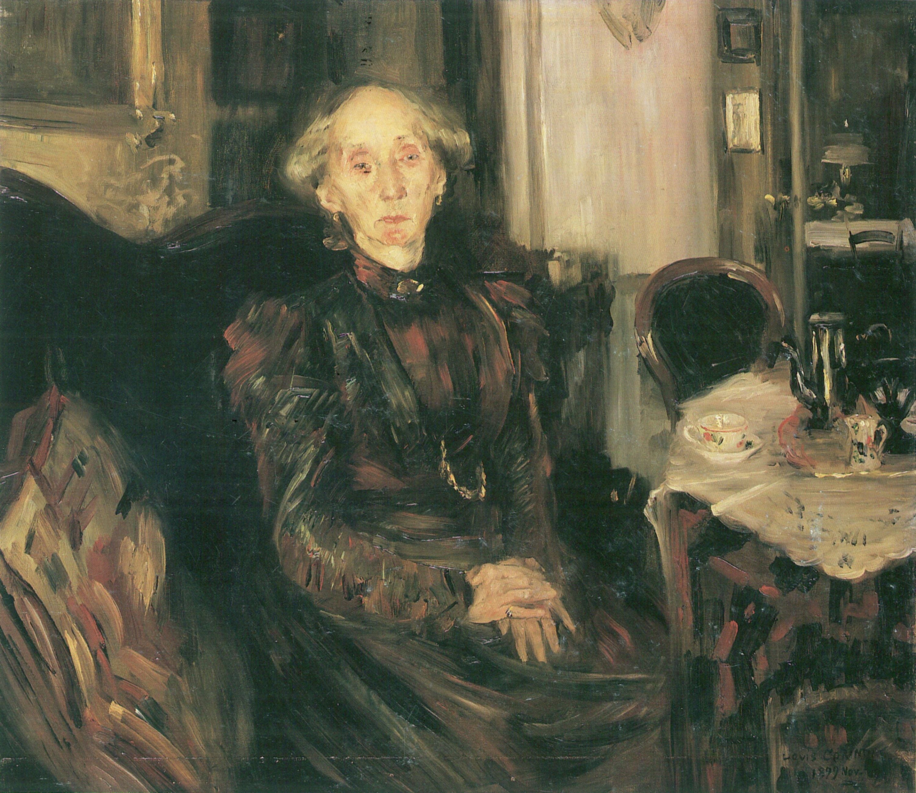 Portrait de la mère Rosenhagen - Lovis Corinth