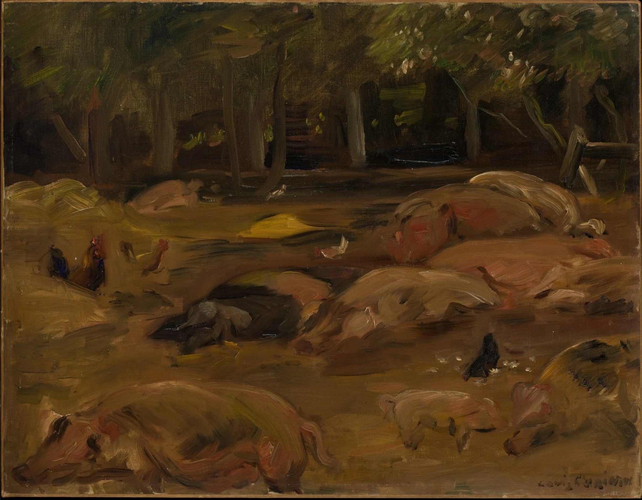 La porcherie - Lovis Corinth