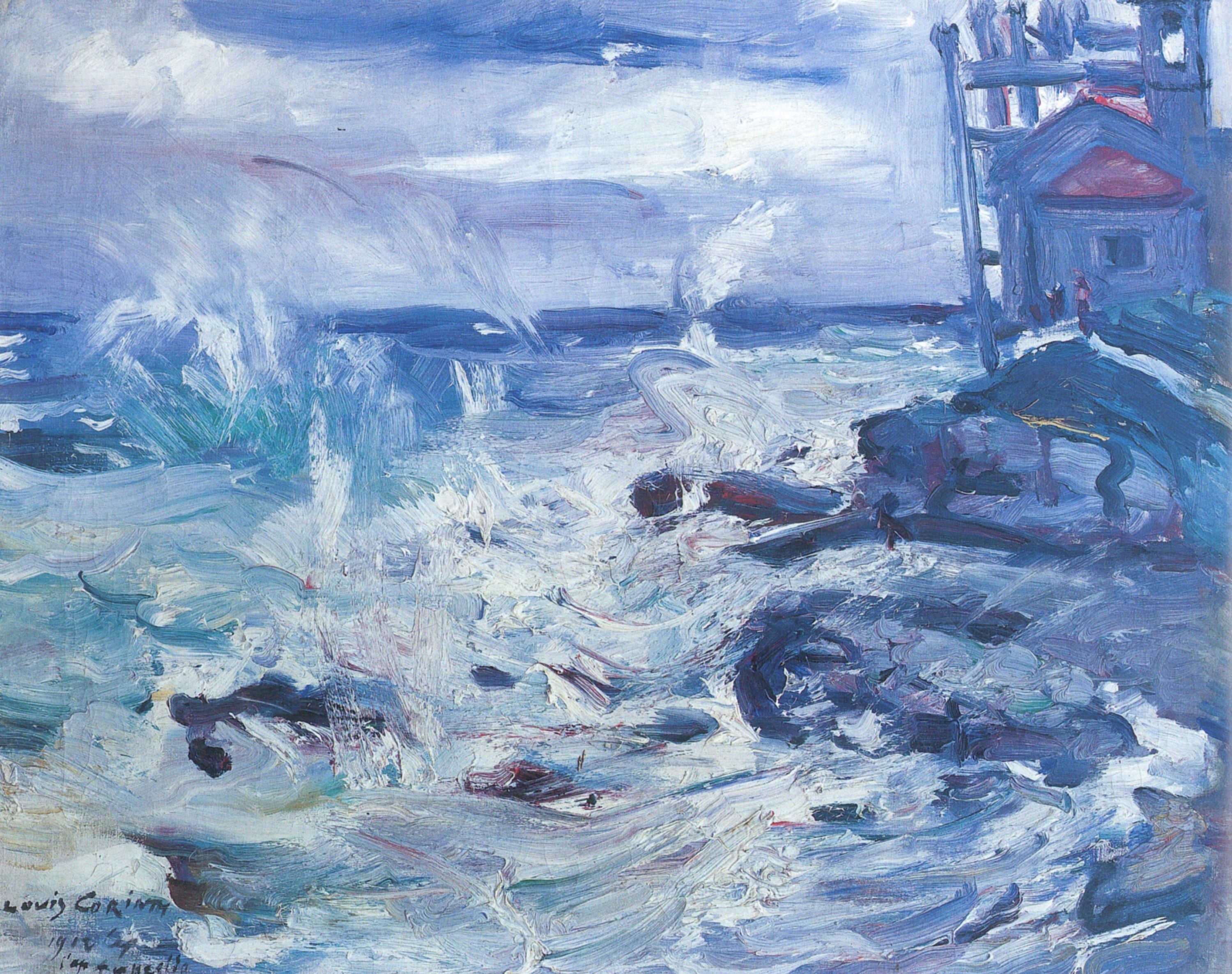 Tempesta al largo di Capo Ampeglio - Lovis Corinth