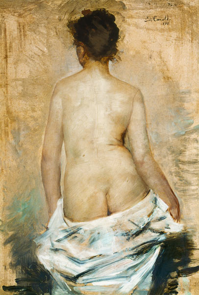 Femme nue vue de dos - Lovis Corinth